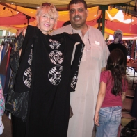 Suzanne and Talat Al Najjar, Friday market