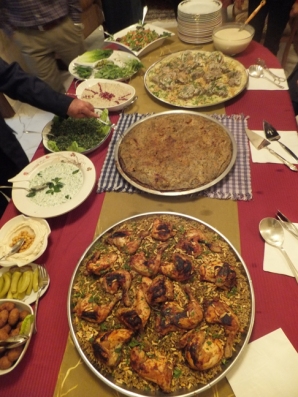 Dinner, chef Abla Albsoul-Younes